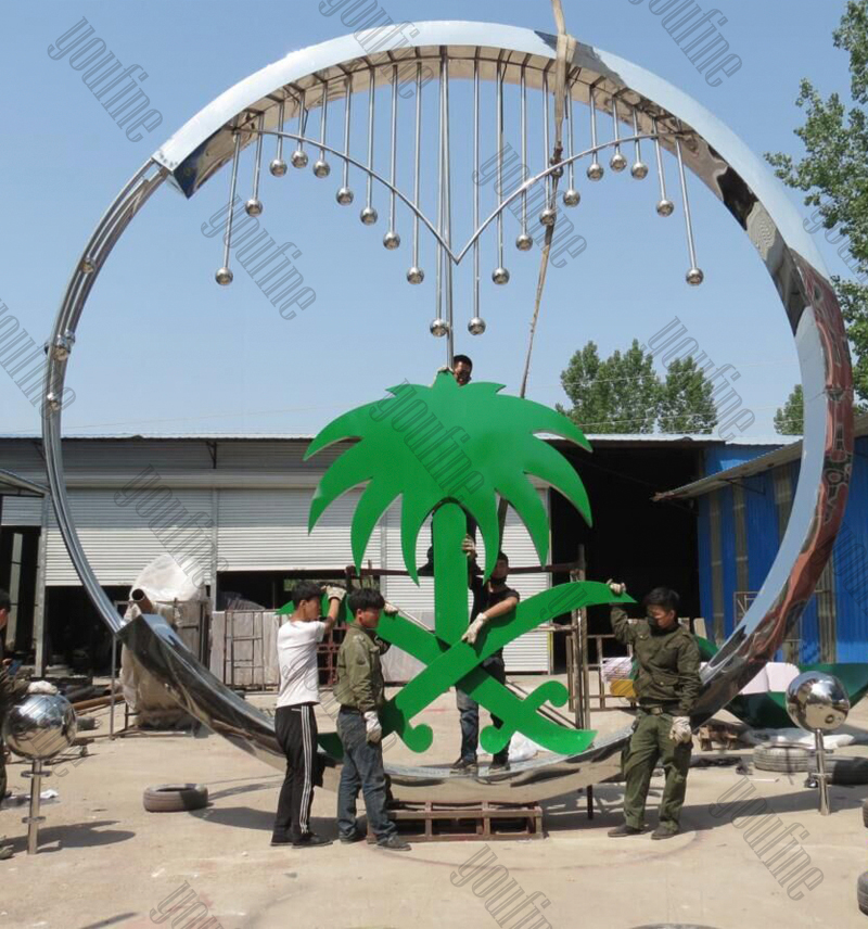 Large Mirror Polished Contemporary Stainless Steel Sculpture Manufacturers Outdoor Metal Sculptures for Sale